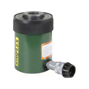 Enerpac® RC302A Single-Acting, Center Hole Hydraulic Cylinder, 30 ton Capacity, 2.5 in Stroke