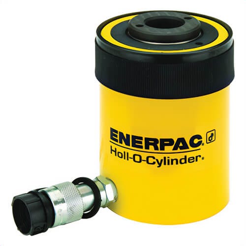 Enerpac® RCH-202 Hydraulic Cylinder, 20 ton RAM, Single Acting, Hollow Plunger 2 in Stroke