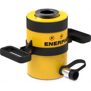 Enerpac® RCH603 Single-Acting, Hollow Plunger Hydraulic Cylinder 63.6 ton, 3 in Stroke