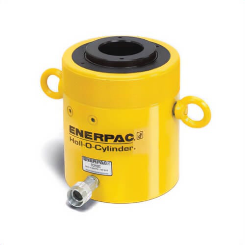 Enerpac® RCH606 Single-Acting, Hollow Plunger Hydraulic Cylinder, 63.6 ton Capacity, 6.00 in Stroke