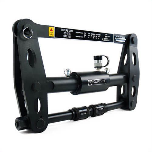 Enerpac® SG15TESTD Hydraulic Secure Grip Flange Spreader Set, 28.3 in L x 3.1 in H, 16.9 ton Spreading Force
