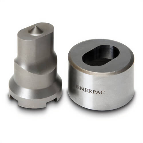 Enerpac® SPD188 Oblong Hole Punch and Die Set, 7/16 x 3/4 in Hole, 3/8 in Bolt