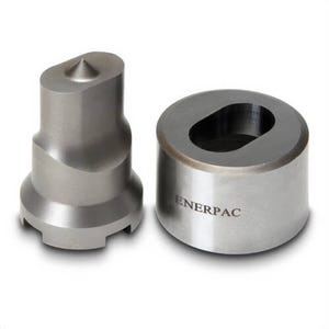 Enerpac® SPD188 Oblong Hole Punch and Die Set, 7/16 x 3/4 in Hole, 3/8 in Bolt