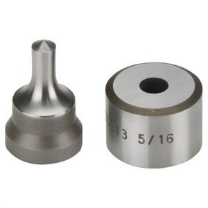 Enerpac® SPD313 Rounded Hole Punch and Die Set, 0.31 in Hole, 1/4 in Bolt