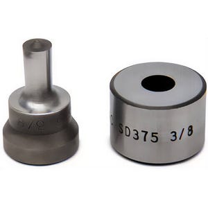 Enerpac® SPD375 Punch Die Set, Circle Hole Shape, 0.38 in Hole Size Imperial