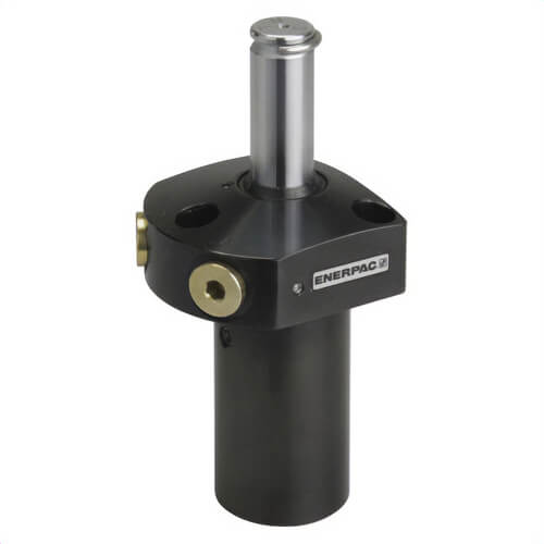 Enerpac® SURDL92 Upper Flange Mounted Swing Clamp Cylinder with CAS-92 Standard Clamp Arm, 43 mm Stroke Length, 9 kN