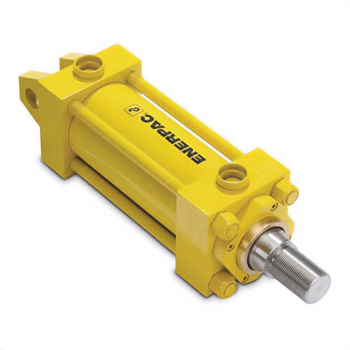 Enerpac® TRCM1506 Double-Acting Hydraulic Return Solid Plunger Tie Rod Cylinder, 8,850 lb Advance, 4,900 lb Retract Capacity