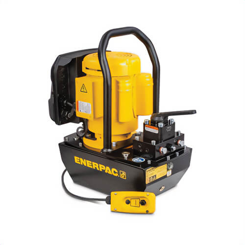 Enerpac® ZE2408PI Electric Hydraulic Pump 3-Position 4-Way with NEMA 6/15 Plug, 0.75 hp, 2 gal Reservoir, 20 in³/min Flow Rate