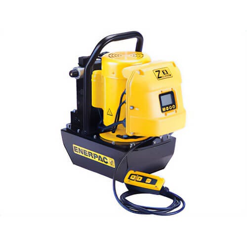 Enerpac® ZE4440SB Electric Hydraulic Pump, 4/3 Solenoid Valve, Electric Box and LCD, 10.0 gal Usable Oil, 115V