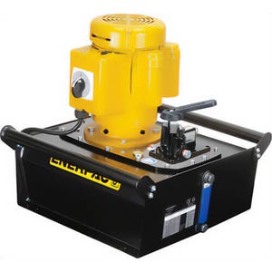 Enerpac® ZE4208MB Electric Hydraulic Pump, 3/2 Manual Valve, without Electric Box or LCD, 2.0 gal Usable Oil, 115V