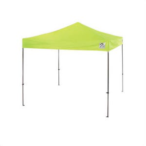 Ergodyne® 12910 Lightweight Tent, 10 ft x 10 ft, Lime, Portable