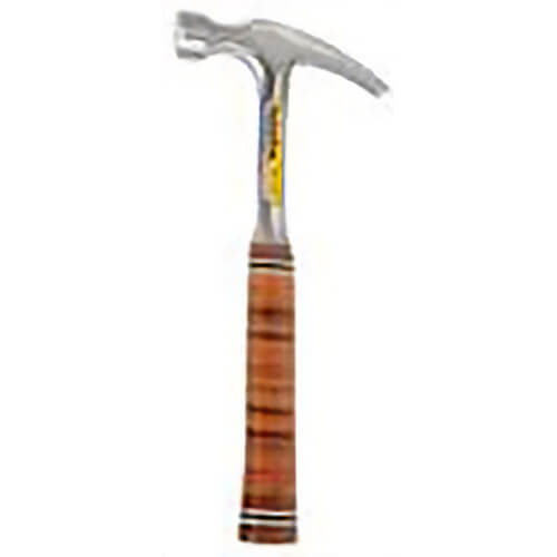 Estwing® E16S Straight Claw Hammer, Leather Grip, 16 oz