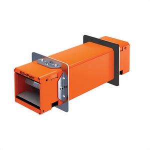 STI® EZ-Path® EZD33FWS Fire-Rated Pathway, Square Shape, 10-1/2 in L x 3 in W x 3 in H, Upto 4 hr Fire Rating, Galvanized Steel