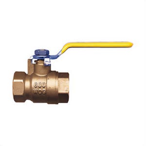 Fairview BV4103-E Ball Valve, 3/4 in Nominal, Female End Style, Lead Free Brass Body, Full Port