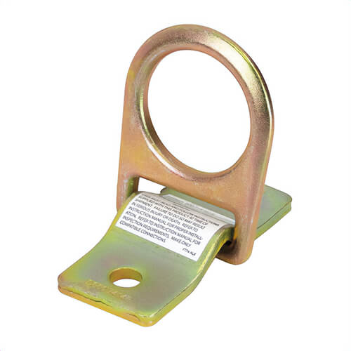 FallTech® 7414 Bolt-On D-Ring Anchorage Plate with Forged D-Ring, Use with Steel I-Beams