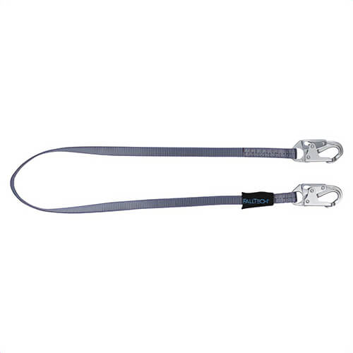 FallTech® 82068 Restraint Lanyard; Web with Snap, 8 ft