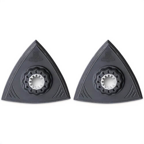 Fein 63806141220 Starlock Triangular Backing Pad Set, 2 pk