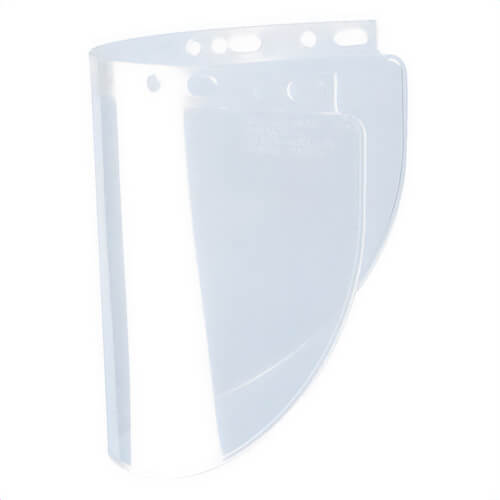 Fibre-Metal® By Honeywell 4178CL Wide Vision Face Shield Window, 8 in H x 16-1/2 in W, Propionate, Clear