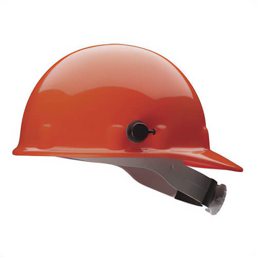Fibre-Metal® By Honeywell E2QRW03A000 E2 Front Brim Hard Hat, Orange