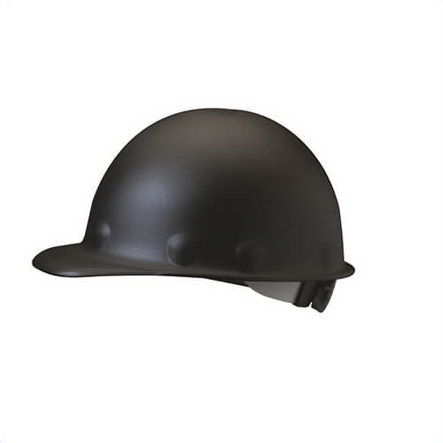Fibre-Metal® By Honeywell P2ARW11A000 Roughneck® Hard Hat, Cap Style Front Brim, Series: P2, Unisex Size, Black
