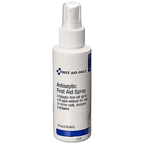 First Aid Only® 13-080 Antiseptic Spray, Plastic Spray Bottle Packing, Formula: 2.5% Lidocaine/0.14% Benzalkonium Chloride