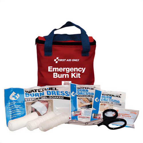 First Aid Only® 3030 First Aid Burn Care Kit, 7 Components, Fabric Case