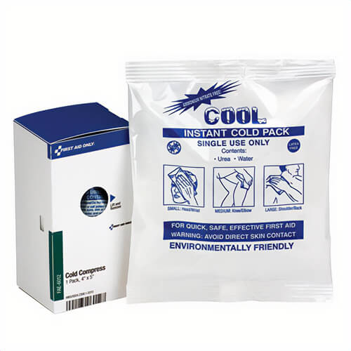 First Aid Only® FAE-6012 SmartCompliance® Instant Cold Pack Refill, 5 in L x 4 in W