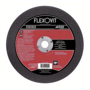 FlexOvit® F2672 High Performance™ Fast Cut Cut-Off Wheel, 8 in dia x 3/32 in thick, 5/8 in Center Hole, 36 Grit