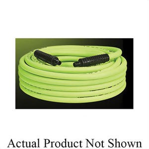 Flexzilla® HFZ3850YW2 Air Hose, 3/8 in x 50 ft, MNPT, 50 ft L, 300 psi Working, Hybrid Polymer