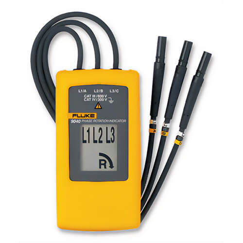 Fluke® FLUKE-9040 Phase Rotation Indicator, 40 to 700V AC, 15 to 400 Hz