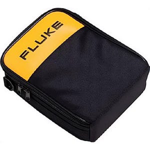 Fluke® C280 Carrying Case, Soft Zipper Closure, 9 in Length, 7-5/16 in Width, 14.57 in D, Polyester, Resists: Weather