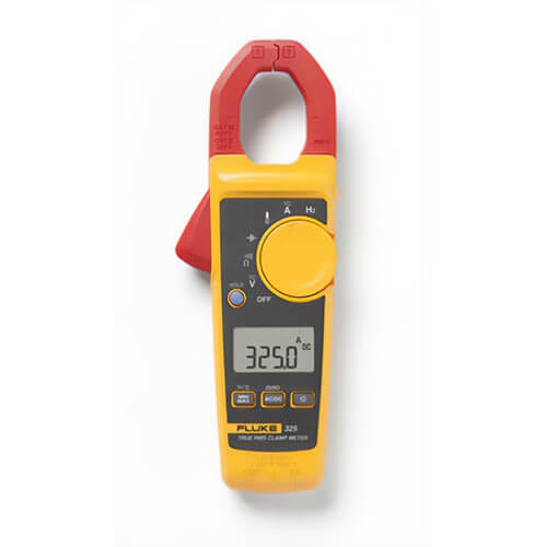 Fluke® FLUKE-325 CAL True RMS Clamp Meter with Temperature, 400A AC/DC