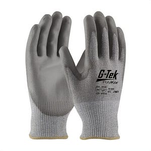 G-Tek® 16-564/XL PolyKor® Smooth Grip Cut-Resistant Gloves, Extra-Large, Polyurethane Coating, Polyurethane/PolyKor®
