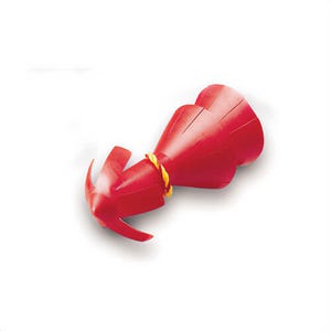 GB® M3000 Missile Line Carrier with Rope Eye, 3 in, Plastic, Red