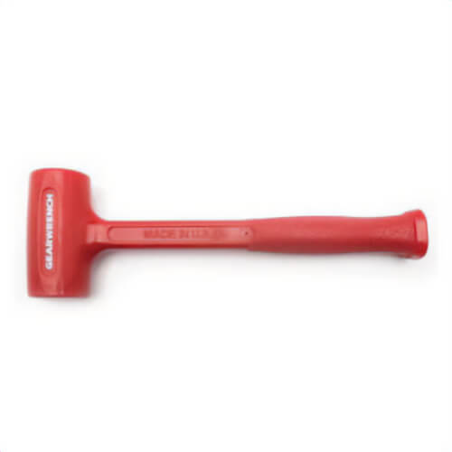 GearWrench® 69-530G Dead Blow Hammer, 1 pc, 10.12 in OAL, Standard Face, 1-1/4 in Face dia, 0.45 lb Head, Polyurethane Head