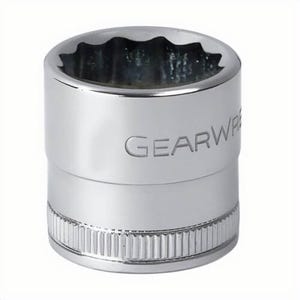Gearwrench® 80756 Standard Length Socket, 1/2 in Square Drive, 21 mm, 12 Points
