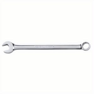 Gearwrench® 81743 Long L Open End Combination Wrench, 27 mm Wrench, 12 Points, 15° Offset, 375 mm OAL, Premium Alloy Steel