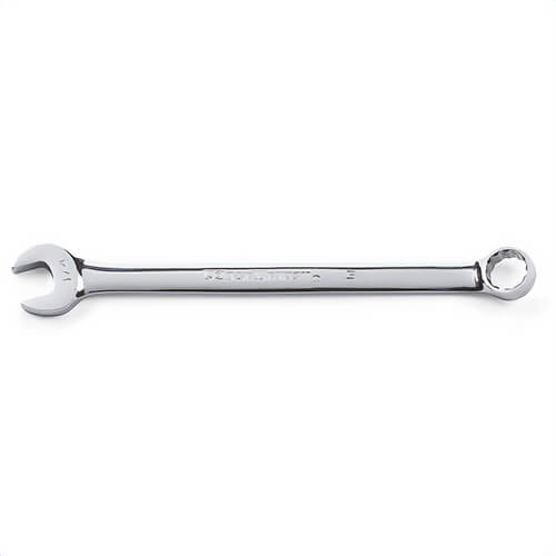 GearWrench® 81809 Combination Wrench, Long Pattern, Metric, Non-Ratcheting Wrench Type, 29 mm Wrench Opening, 12 Points
