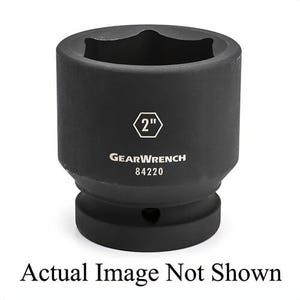 GearWrench® 84230 Socket, Impact Rated, Imperial, Hex Drive, 1 in Drive, Standard Socket, 2-5/8 in Socket, 3.465 in OAL
