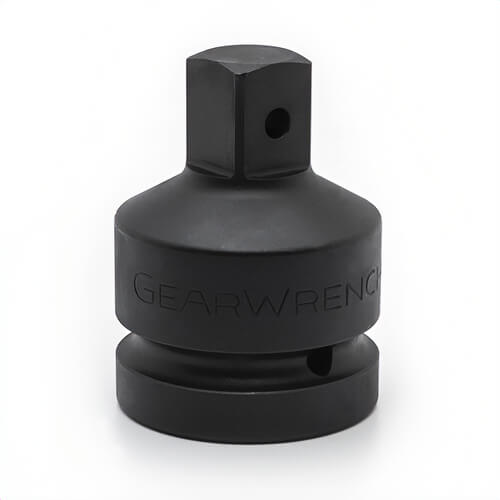 GearWrench® 84297 Socket Adapter, Impact Rated, Imperial, Square Drive, 3/4 in Male Drive, 1 in Female Drive, 2.87 in OAL