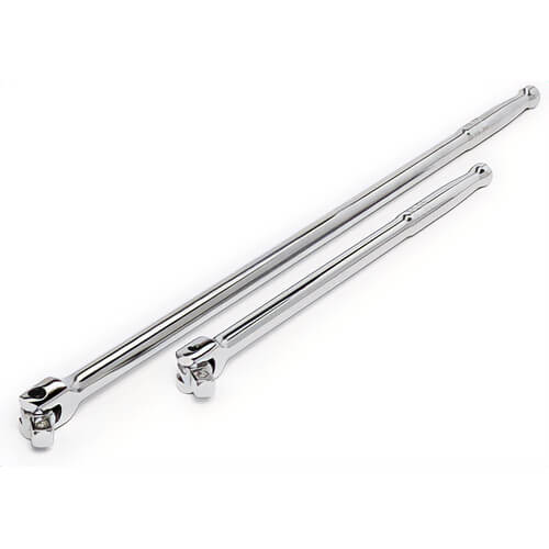 Gearwrench® 85877 Breaker Bar Set, 1/2 in Drive, Alloy Steel, Polished Chrome