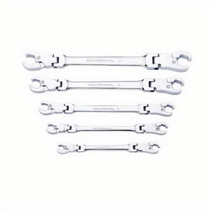 Gearwrench® 89100 Ratcheting Wrench Set, 5 pc, 1/4 x 5/16 to 3/4 x 7/8 in, Polished Chrome