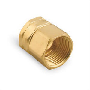Gilmour® 807764-1001 Swivel Connector, Heavy Duty, Connector Fitting/Connector, 3/4 in Nominal, Female Hose End Style, Brass, 1.1 x 1.6 x 4.7 in