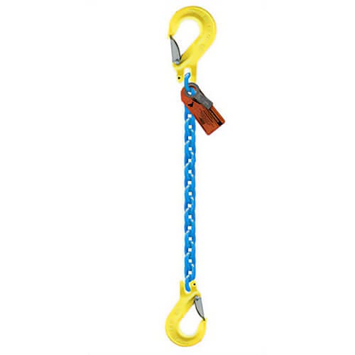GrabiQ® Single Leg, 1/2 in, Adjustable Chain Sling, EGKN1-EGKN, 5 ft Length, 15000 lb WLL