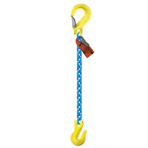 GrabiQ® Single Leg, 3/8 in, Adjustable Chain Sling, EGKN1-GG, 10 ft Length, 8800 lb WLL