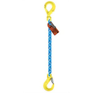 GrabiQ® Single Leg, 3/8 in, Adjustable Chain Sling, GBK1-EGKN, 10 ft Length, 8800 lb WLL