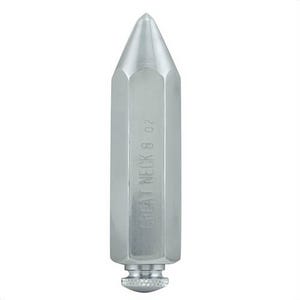 GreatNeck® 8PB Hexagonal Plumb Bob, 8 oz, Steel, Chrome Plated