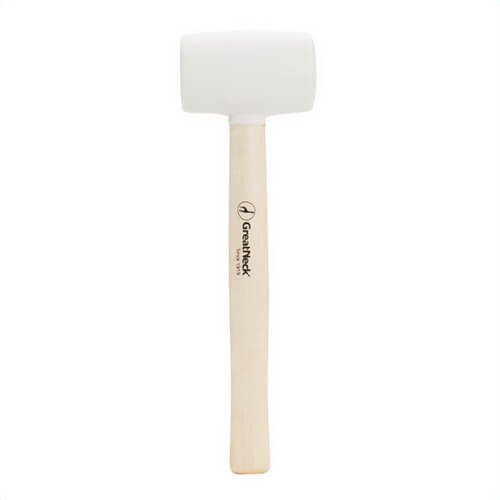 GreatNeck® RMW16 Mallet, 16 oz Rubber Head, Hardwood Handle, Chemical Resistant