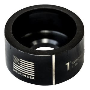 Greenlee® 126AV Slug-Buster® Replacement Round Conduit Die, Standard Round Punch, 1 in, Mild Steel, 10 ga