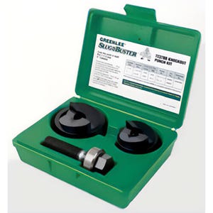 Greenlee® 21316 Replacement Punch, Round Standard, 19/32 in dia Cutting, PG 9, Applicable Materials 14 ga Mild Steel